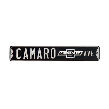 CHEVROLET Chevrolet 90157937-S Camaro Embossed Tin Street Sign 90157937-S